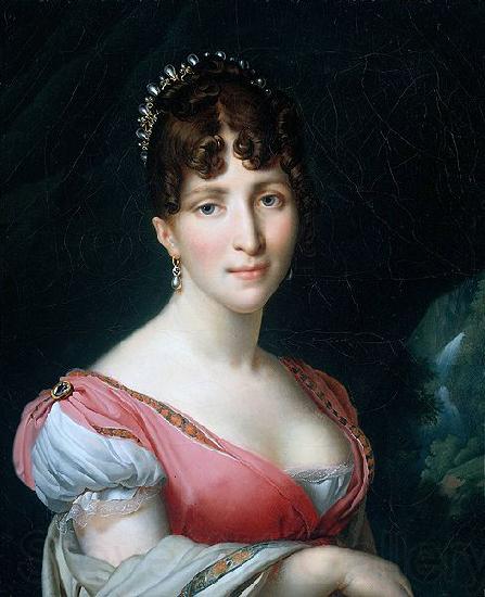 Anne-Louis Girodet de Roussy-Trioson Hortense de Beauharnais France oil painting art